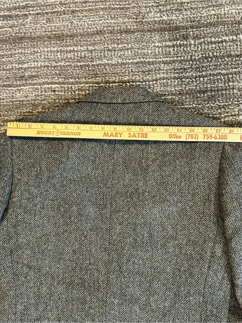 J.Crew Tweed Ludlow Jacket Size 38R English Wool Yorkshire By Moon Gray Multi